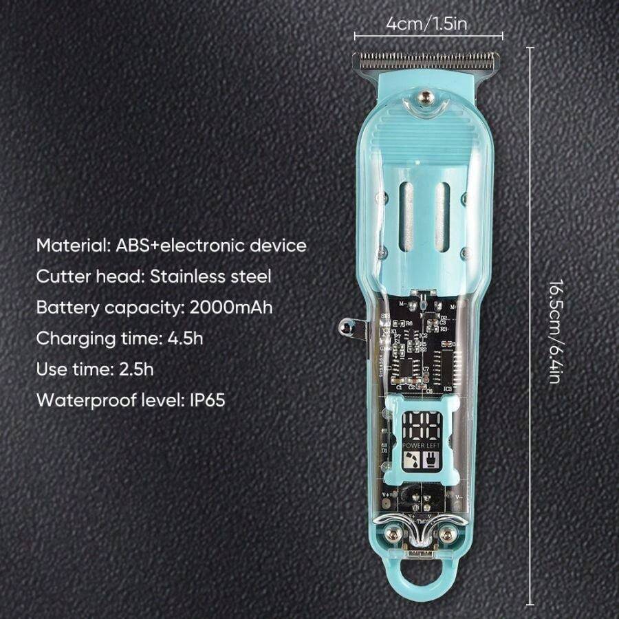 Hair Trimmer with LCD Display