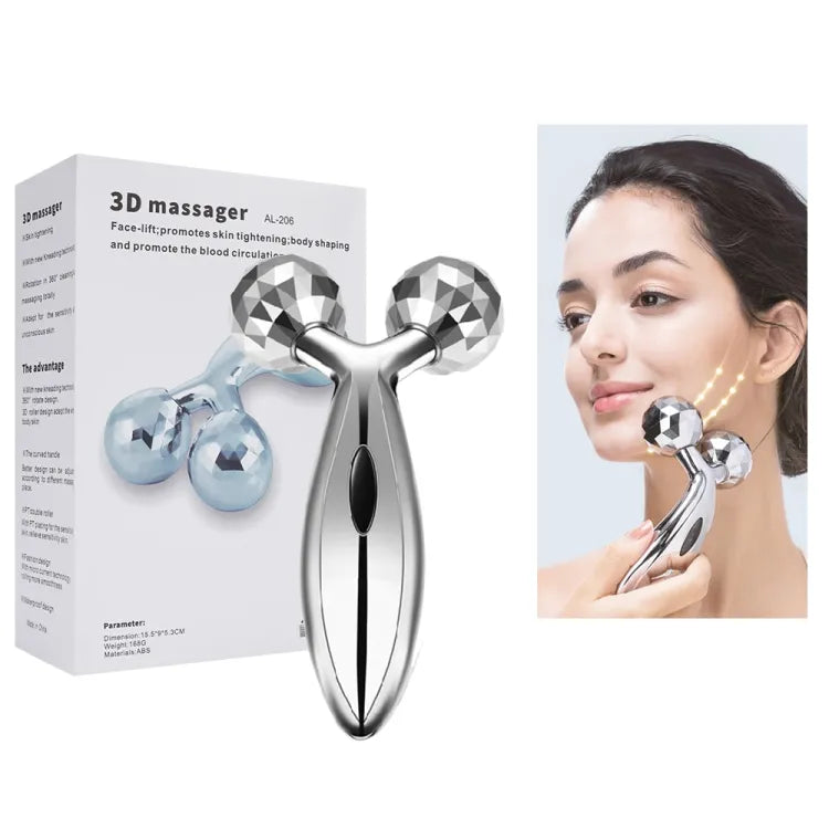 3D Manual Roller Face Body Massager