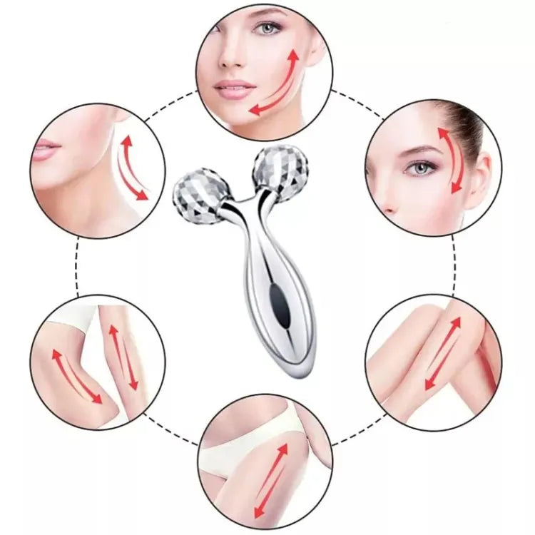 3D Manual Roller Face Body Massager