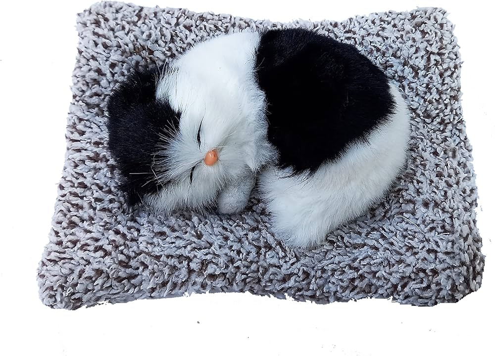 Sleeping Cute Cat for Car Dashboard and Home Decor