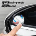 2Pcs rain shield guard eyebrow with folding mirror
