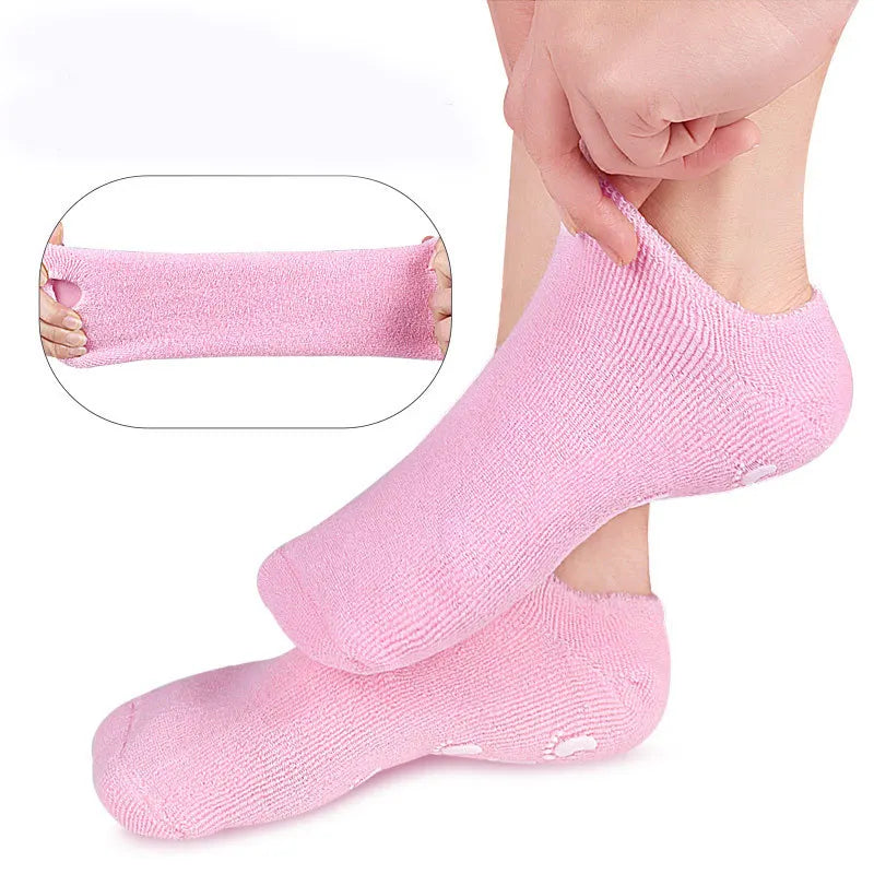 Moisturizing Silicone Socks Gloves Grip Gel