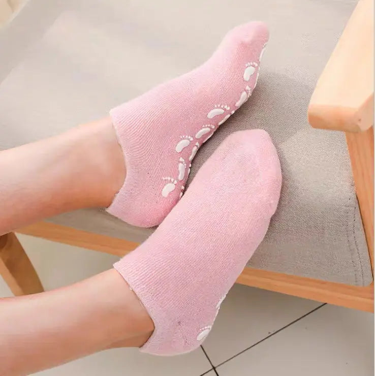 Moisturizing Silicone Socks Gloves Grip Gel