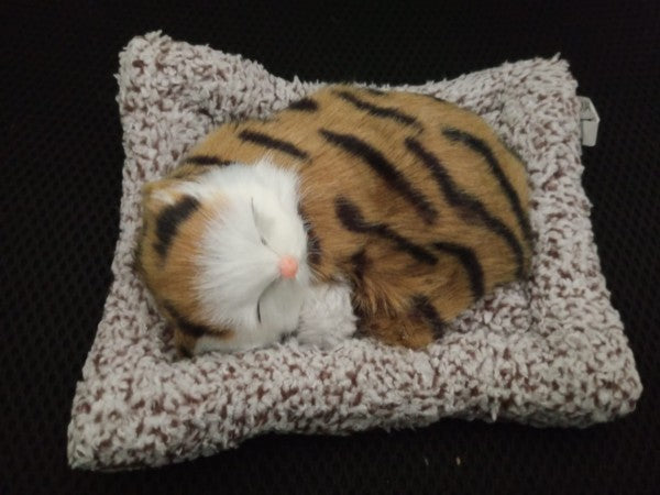 Sleeping Cute Cat for Car Dashboard and Home Decor
