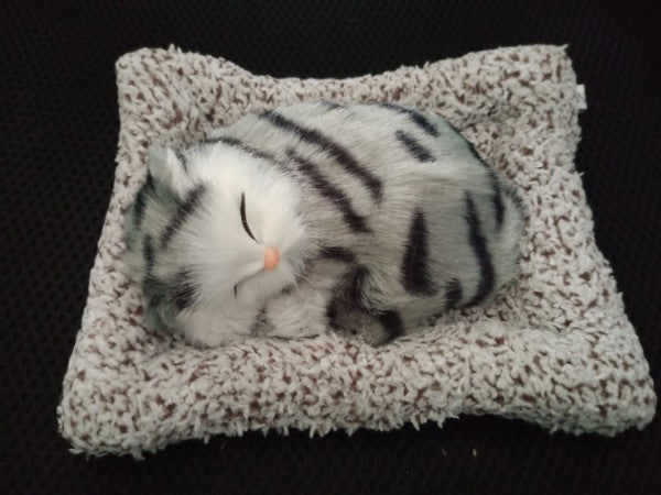 Sleeping Cute Cat for Car Dashboard and Home Decor