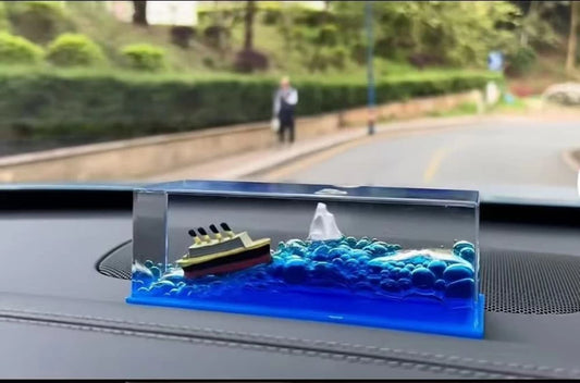 Cruise Ship Model Decoration Desktop And Vehicle Ornament