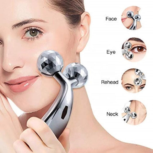 3D Manual Roller Face Body Massager