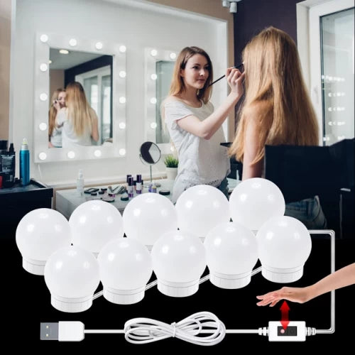Makeup Mirror Dimmable usb LED Bulb Set