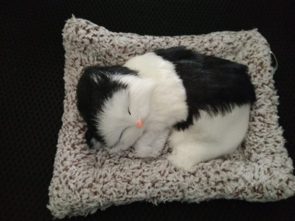 Sleeping Cute Cat for Car Dashboard and Home Decor
