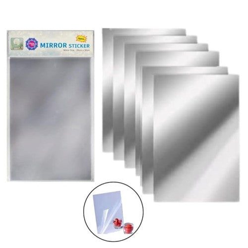 Glass Mirror Tiles Mirror Stickers for Home Wall Decor